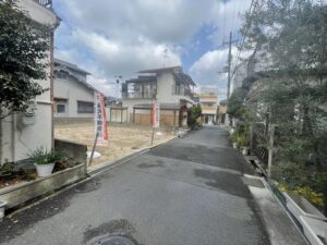 現地画像と接面道路